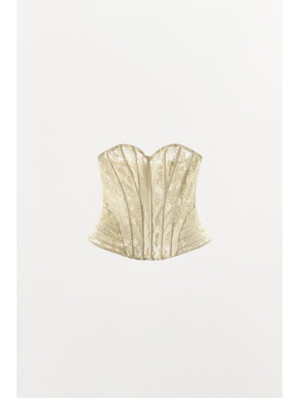 ZARA FLARED LACE CORSET TOP 1223/705/712